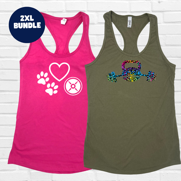 2XL Racerback Tank Bundle - FINAL SALE