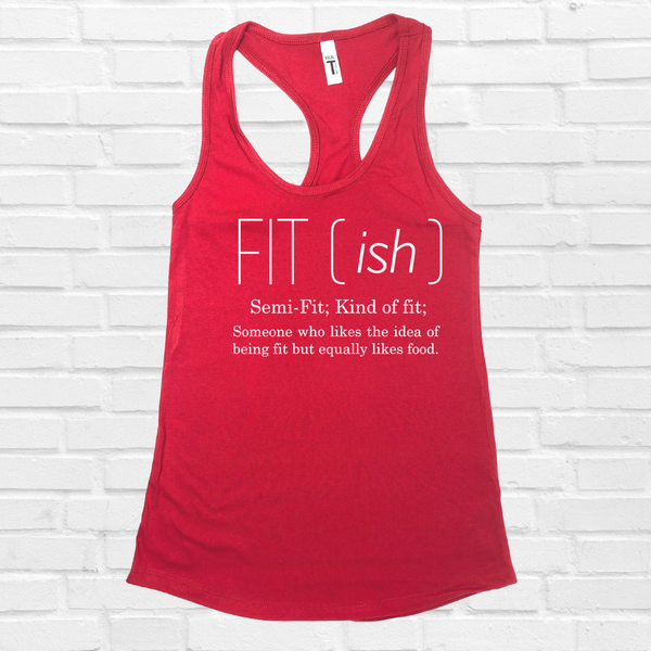 Fitish Racerback Tank - Red