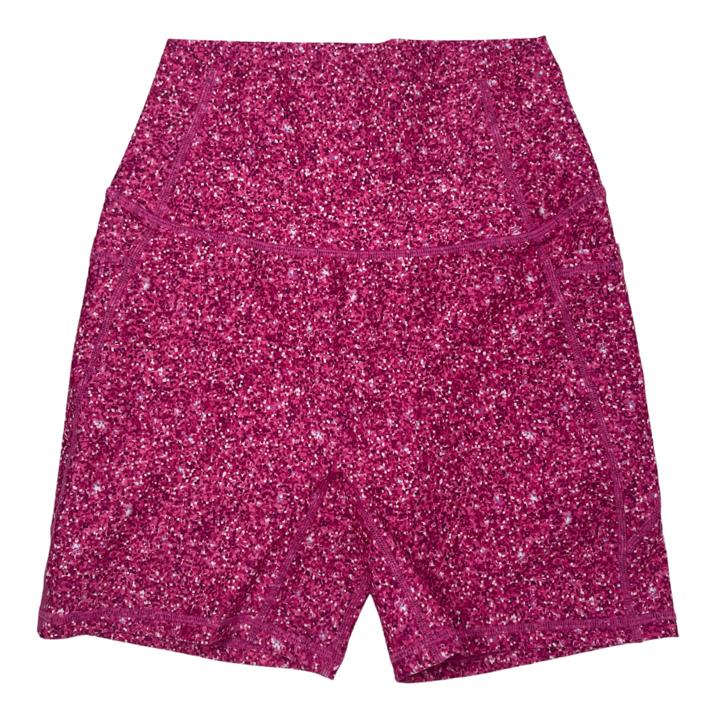 Glitterati Pink Glitter 5" Lifestyle Shorts with pockets - Liberte Lifestyles
