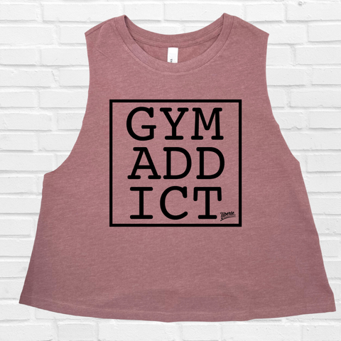 Gym Addict Crop Tank