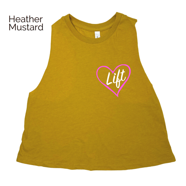 XL Crop Tank Bundle - Mustard & White - FINAL SALE