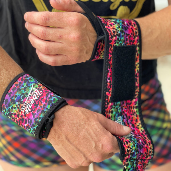 Knee Sleeve & Wrist Wrap Bundle -Summer Safari/Sunflower Burst