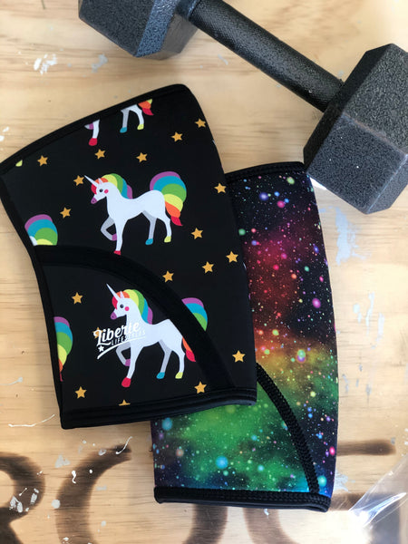 Liberte Lifestyles Unicorn Galaxy Knee Sleeves