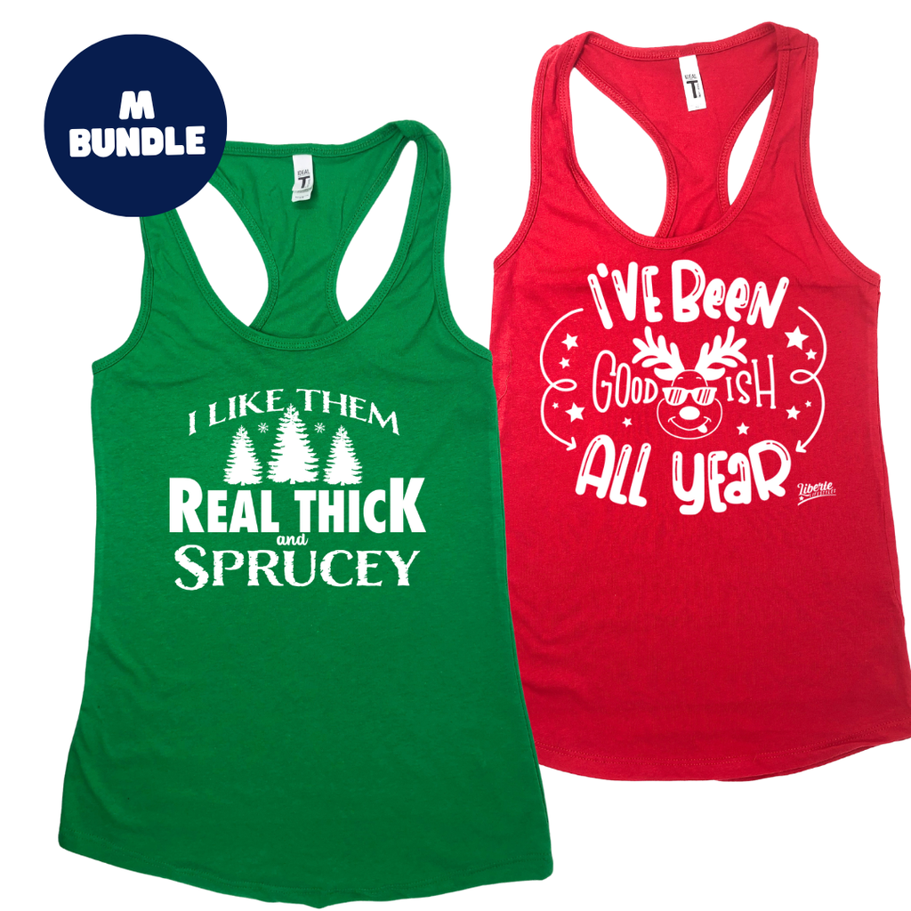 M Holiday Racerback Tank Bundle - FINAL SALE