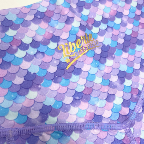 Mermaid Dreams 5" Lifestyle Shorts - Liberte Lifestyles - Gym Fitness Shorts & apparel