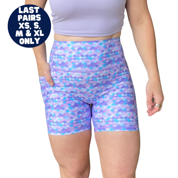 Mermaid Dreams 5" Lifestyle Shorts - Last Pairs - XS, S, M & XL only