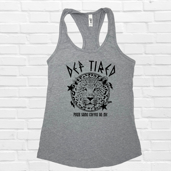 Def Tired Racerback Tank