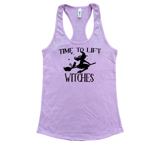 Time to Lift Witches Racerback Tank