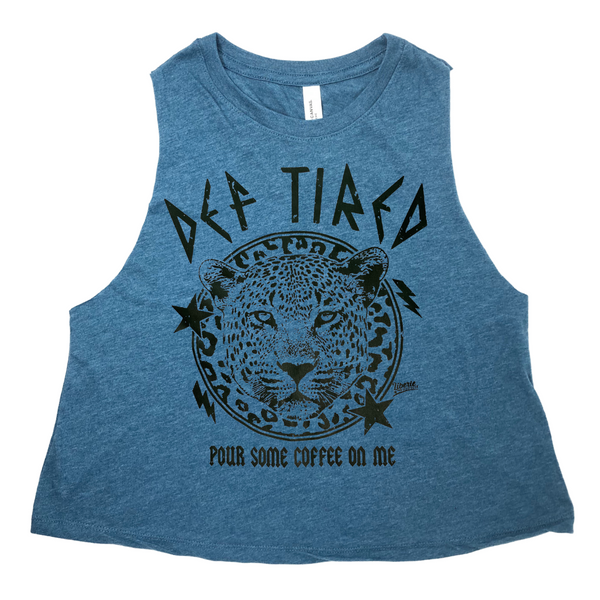 Liberte Lifestyles Gym fitness apparel & accessories - def tired crop tank 