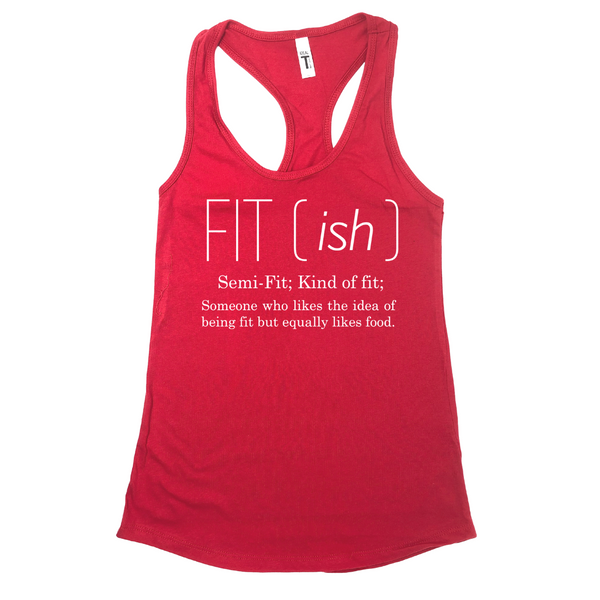 Fitish Racerback Tank - Red
