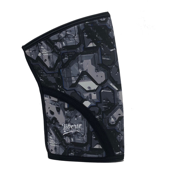 Liberte Lifestyles Reversible Cyborg Superhero Knee Sleeves 5mm