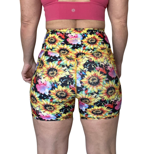 Sunflower Burst 5" Lifestyle Shorts - Last Pairs - XS, M, L & 2XL ONLY