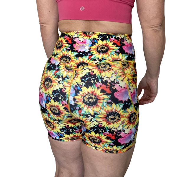 Sunflower Burst 5" Lifestyle Shorts - Last Pairs - XS, M, L & 2XL ONLY