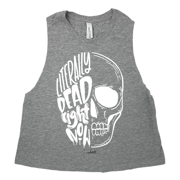 Small Crop Tank Bundle - Olive & Light Grey - FINAL SALE